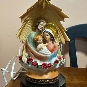 Nativity Religious Figurine Lamp